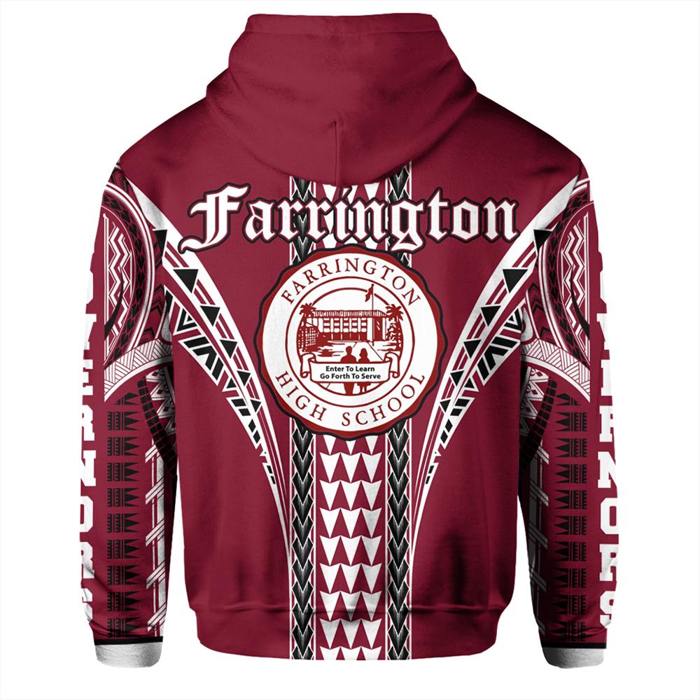 Hawaii Hoodie Farrington High Zip Hoodie - Polynesian Pride
