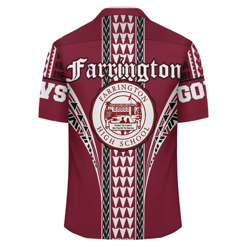 Hawaii Hawaiian Shirt - Farrington High Hawaiian Shirt - AH - Polynesian Pride