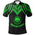 Federated States of Micronesia Polo Shirt Polynesian Armor Style Green Unisex Green - Polynesian Pride