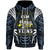 Federated States of Micronesia Zip up Hoodie Blood Runs Through My Veins Style Flag Unisex Blue - Polynesian Pride