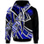 Federated States of Micronesia Hoodie Tribal Flower Special Pattern Blue Color Unisex Blue - Polynesian Pride