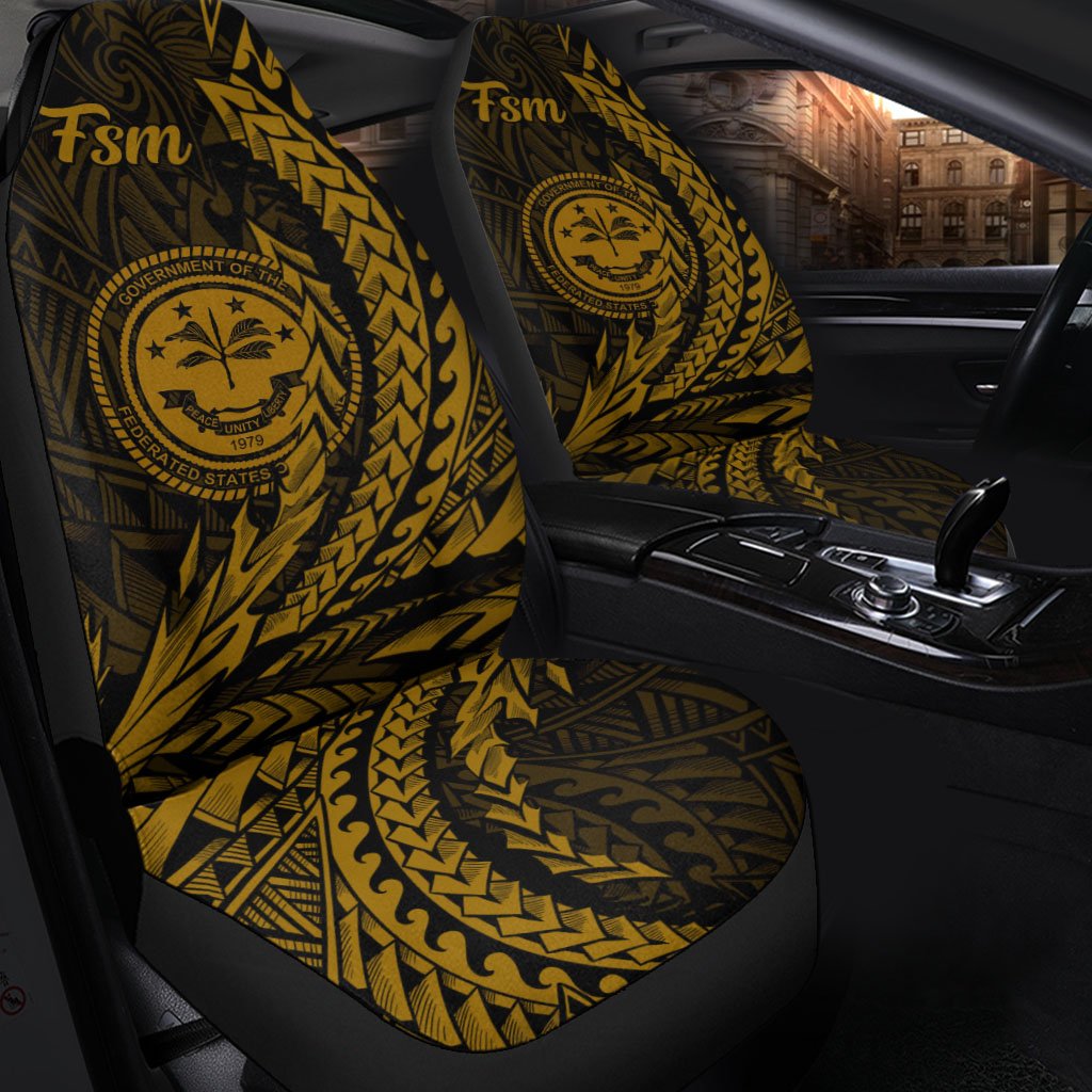 Federated States of Micronesia Car Seat Cover - Wings Style - Polynesian Pride