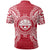 Federated States of Micronesian Polo Shirt Federated States of Micronesian Seal Map Polynesian Tattoo Red White - Polynesian Pride