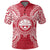 Federated States of Micronesian Polo Shirt Federated States of Micronesian Seal Map Polynesian Tattoo Red White Unisex Red - Polynesian Pride