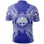 Federated States of Micronesian Polo Shirt Federated States of Micronesian Seal Map Polynesian Tattoo Blue - Polynesian Pride