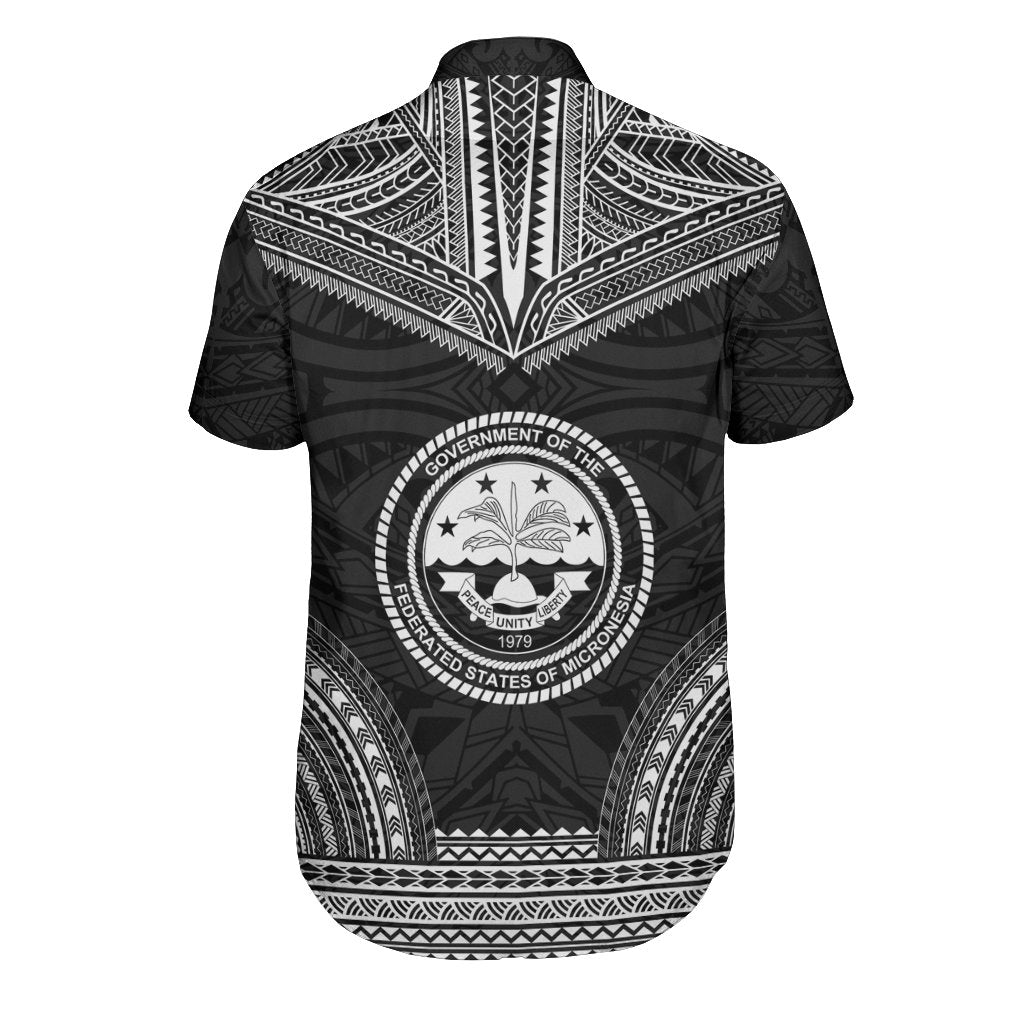 Federated States of Micronesia Polynesian Chief Shirt - Black Version - Polynesian Pride