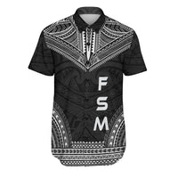 Federated States of Micronesia Polynesian Chief Shirt - Black Version Men Black - Polynesian Pride