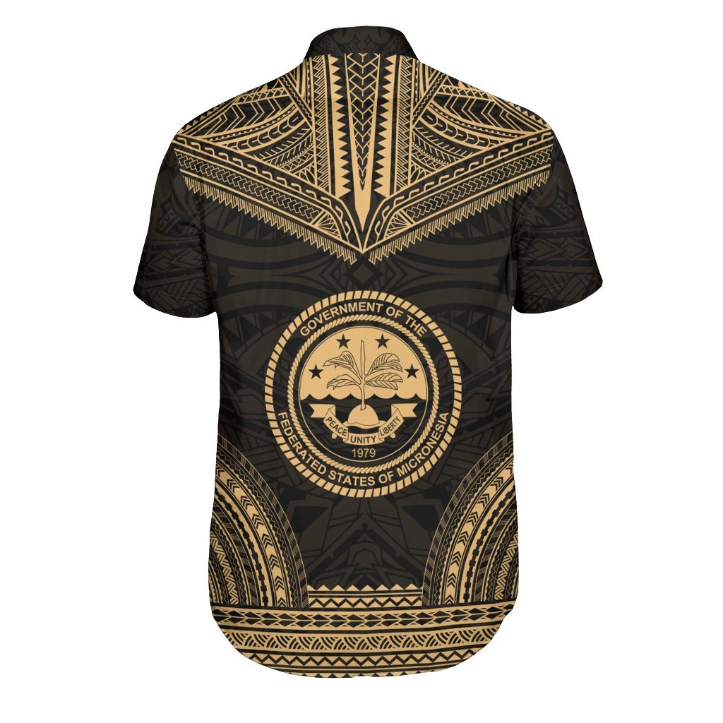 Federated States of Micronesia Polynesian Chief Shirt - Gold Version - Polynesian Pride