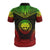 Federated States of Micronesia Custom Polo Shirt FSM Seal Polynesian Chief Tattoo Reggae Version - Polynesian Pride