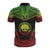 Federated States of Micronesia Polo Shirt F S M Seal Polynesian Chief Tattoo Reggae Version - Polynesian Pride