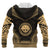 Federated States of Micronesia Polynesian Chief Custom Zip up Hoodie Gold Version Unisex Gold - Polynesian Pride