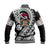 Fiji Day Baseball Jacket Masi Kesa Black Style LT9 - Polynesian Pride