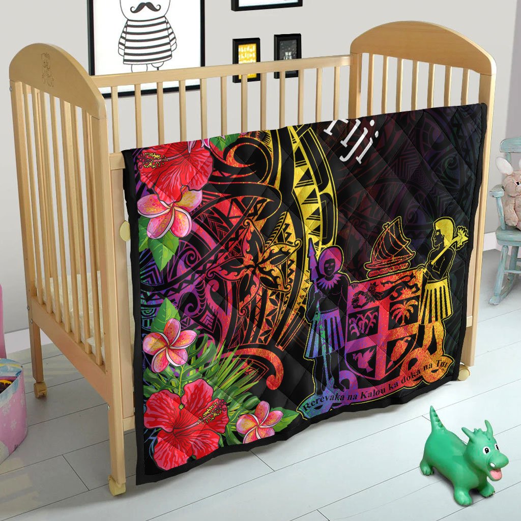 Fiji Premium Quilt - Tropical Hippie Style - Polynesian Pride