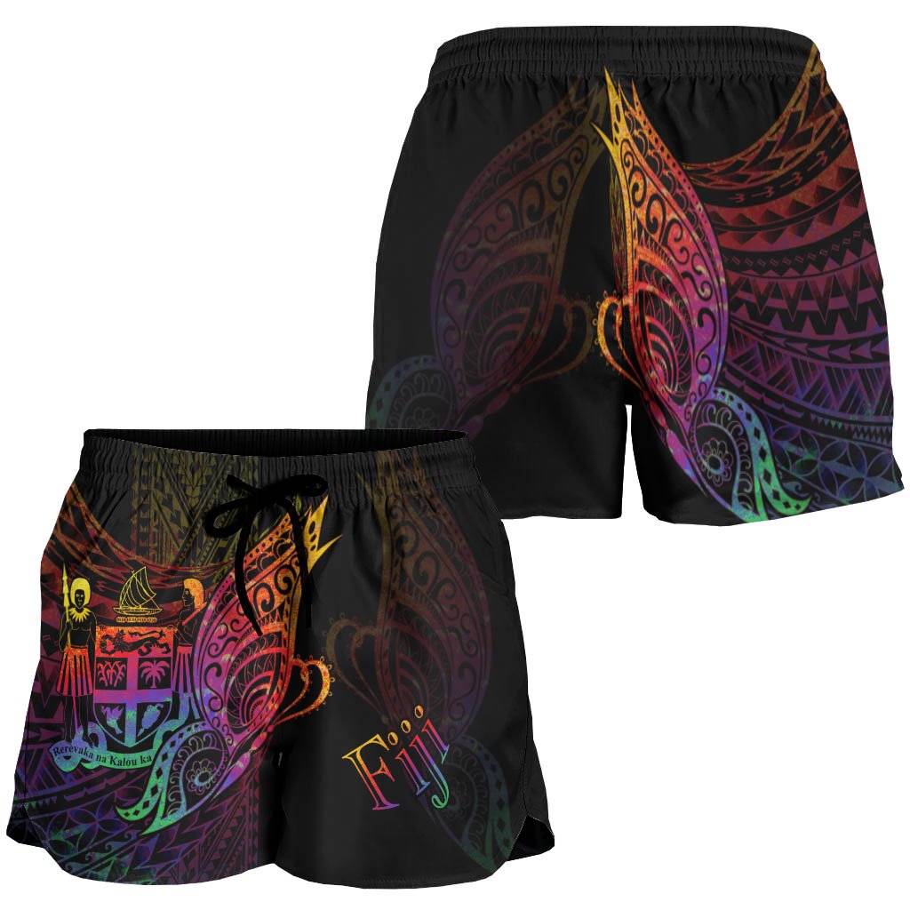Fiji Women's Shorts - Butterfly Polynesian Style - Polynesian Pride