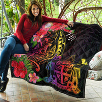 Fiji Premium Quilt - Tropical Hippie Style - Polynesian Pride