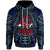 Fiji Hoodie Blood Runs Through My Veins Style Flag Unisex Blue - Polynesian Pride