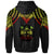 Fiji Custom Hoodie Polynesian Armor Style Reagge - Polynesian Pride