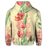 Flower Art Hoodie - Polynesian Pride