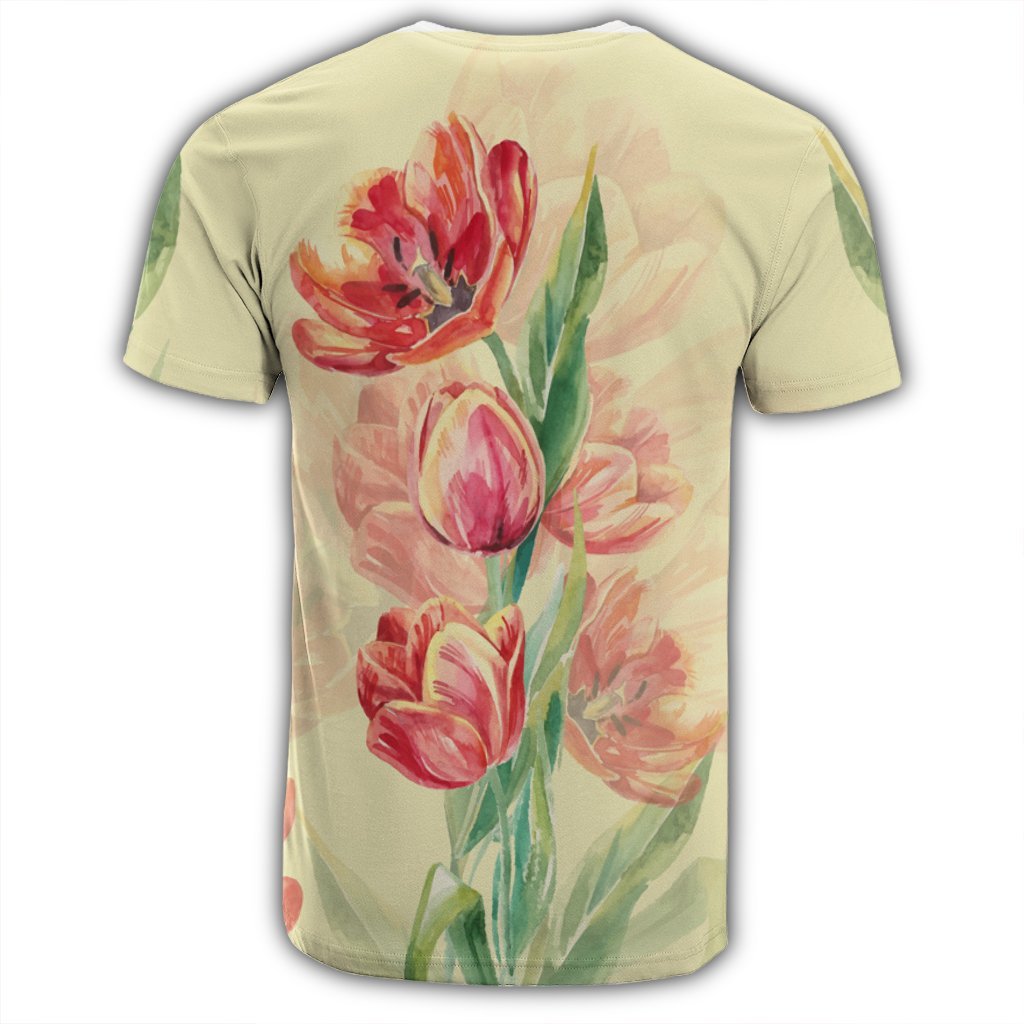 Flower Art T Shirt - Polynesian Pride