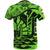 Tahiti T Shirt Tahiti Flag Vintage Style Fluo Vert A02 - Polynesian Pride