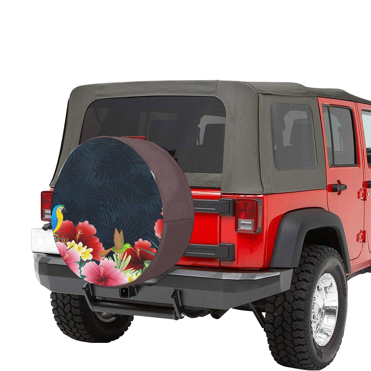 Forest Hibiscus Spare Tire Cover AH - Polynesian Pride