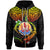 French Polynesia Custom Zip up Hoodie Lizard Good Chest Unisex Reggae - Polynesian Pride