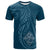 Guam T Shirt Hafa Adai Pattern Style Unisex Blue - Polynesian Pride