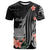 Kiribati T Shirt Polynesian Hibiscus Pattern Style Unisex Black - Polynesian Pride