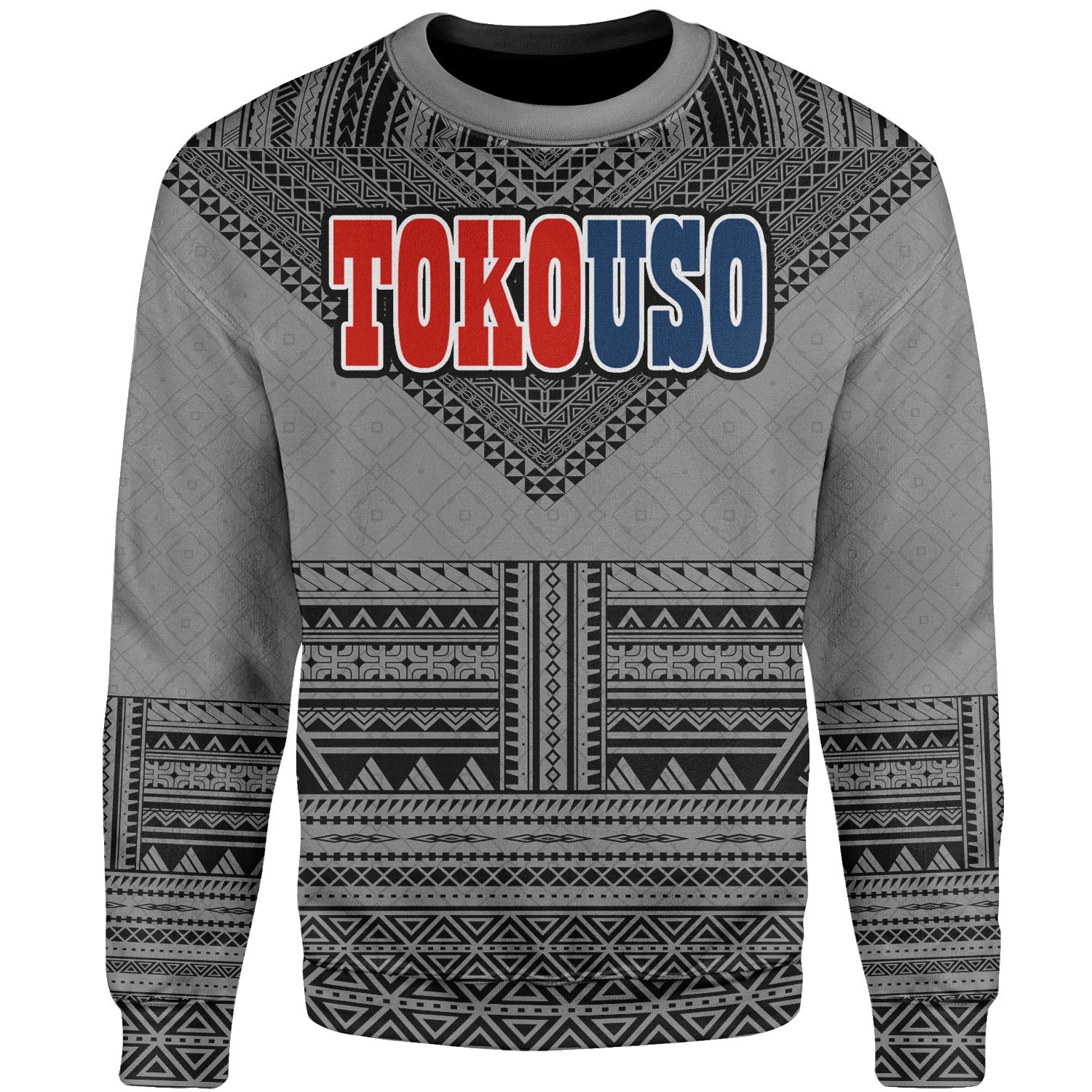 TokoUso Sweatshirt Unisex Gray - Polynesian Pride