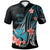 Wallis and Futuna Polo Shirt Turquoise Polynesian Hibiscus Pattern Style Unisex Turquoise - Polynesian Pride