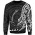 Vanuatu Sweatshirt - Polynesian Pattern Style Unisex Black - Polynesian Pride