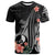 Yap T-Shirt - Polynesian Hibiscus Pattern Style