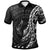 Fiji Polo Shirt Polynesian Pattern Style Unisex Black - Polynesian Pride