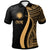 Northern Mariana Islands Polo Shirt Gold Polynesian Tentacle Tribal Pattern Unisex Gold - Polynesian Pride
