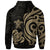 Tahiti Polynesian Hoodie Gold Tentacle Turtle - Polynesian Pride