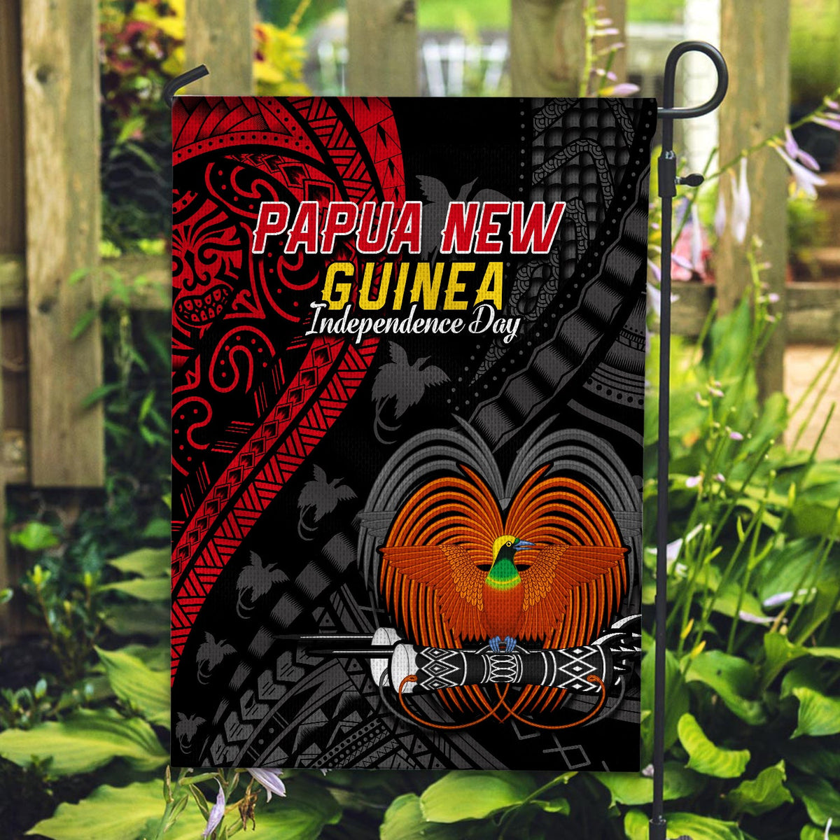 Papua New Guinea Flag Raggiana Birds Of Paradise Happy 47th Independence Day LT13 - Polynesian Pride