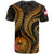 Tahiti Polynesian T Shirt Gold Plumeria Unisex GOLD - Polynesian Pride