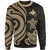 Papua New Guinea Sweater - Gold Tentacle Turtle Unisex Gold - Polynesian Pride