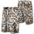 Hawaii Polynesian Maori Ethnic Ornament Board Shorts Gold Gold - Polynesian Pride