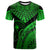 Chuuk T Shirt Green Polynesian Necklace and Lauhala Unisex Art - Polynesian Pride