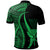 Hawaii Custom Polo Shirt Green Polynesian Tentacle Tribal Pattern - Polynesian Pride
