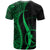Chuuk T Shirt Green Micronesian Tentacle Tribal Pattern - Polynesian Pride