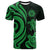 American Samoa T Shirt Green Tentacle Turtle Unisex Green - Polynesian Pride