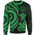 Palau Sweater - Green Tentacle Turtle Unisex Green - Polynesian Pride