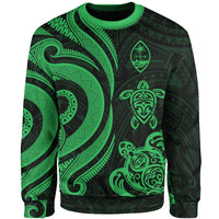 Guam Sweater - Green Tentacle Turtle Unisex Green - Polynesian Pride