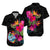 Guam Polynesian Hibiscus Matching Dress and Hawaiian Shirt LT12 - Polynesian Pride
