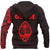 Guam Hoodie Guam Coat of Arms Polynesian Tattoo Style Special Red - Polynesian Pride