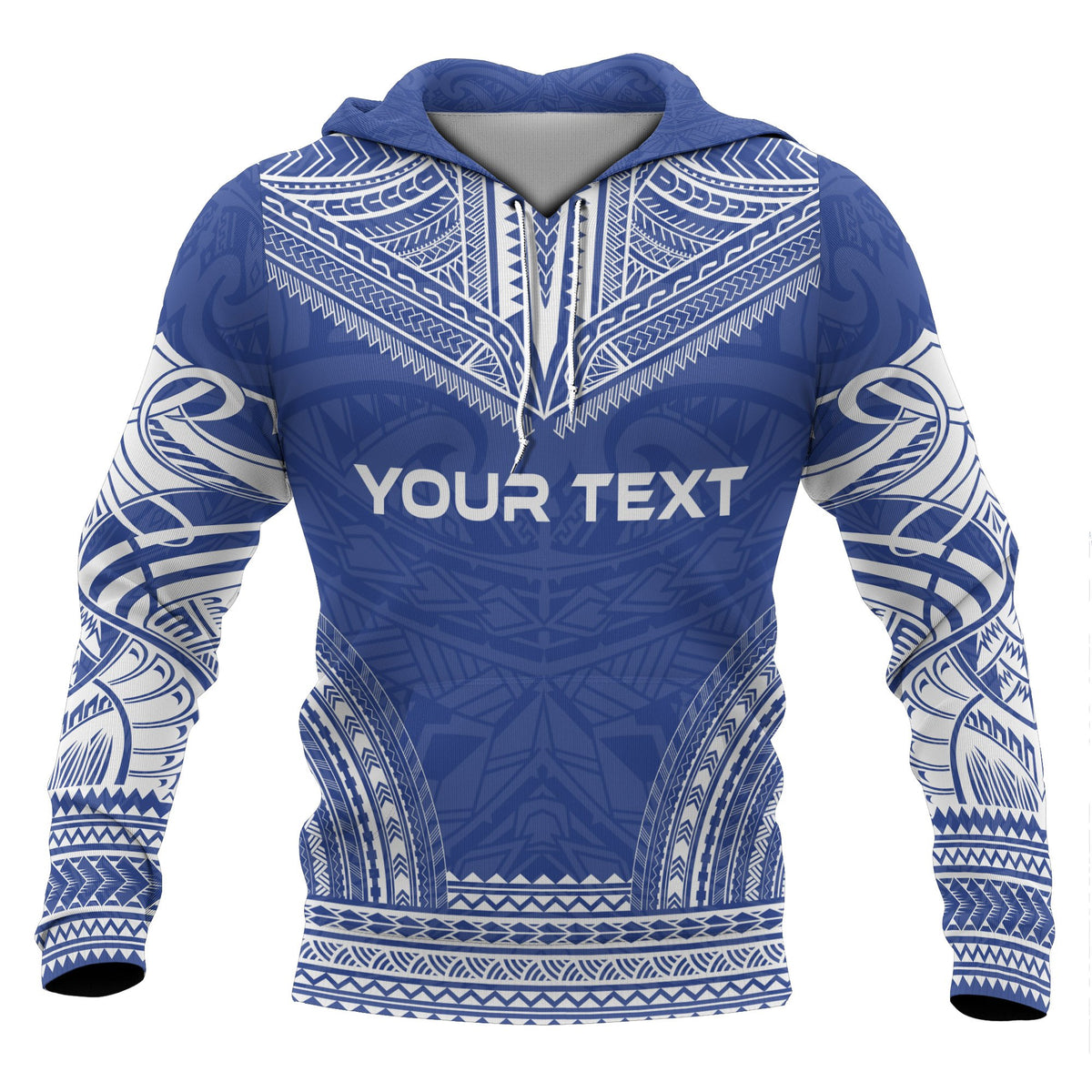 Gambier Islands Polynesian Chief Custom Hoodie Flag Version - Polynesian Pride