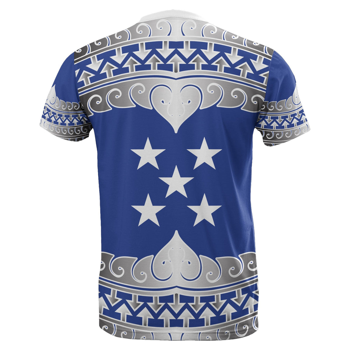 Gambier Islands All Over T Shirt Gambier Islands Wave Style - Polynesian Pride