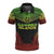 Gambier Islands Polo Shirt Gambier Islands Flag Polynesian Chief Tattoo Reggae Version Unisex Reggae - Polynesian Pride
